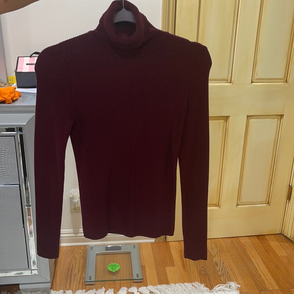 Burgundy sweater